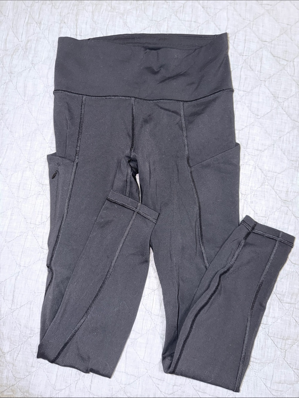 Athleta Black High-Waist Pocket Leggings
